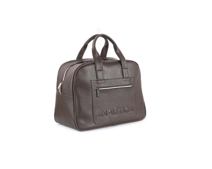 Leatherette Duffel Bag-Nautica