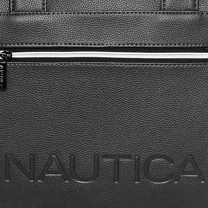 Leatherette Duffel Bag-Nautica