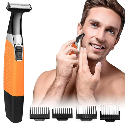 Kemei - 4-in-1 Waterproof Eyebrow & Facial Trimmer