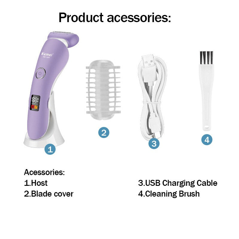 Kemei - Professional Eyebrow & Facial Trimmer